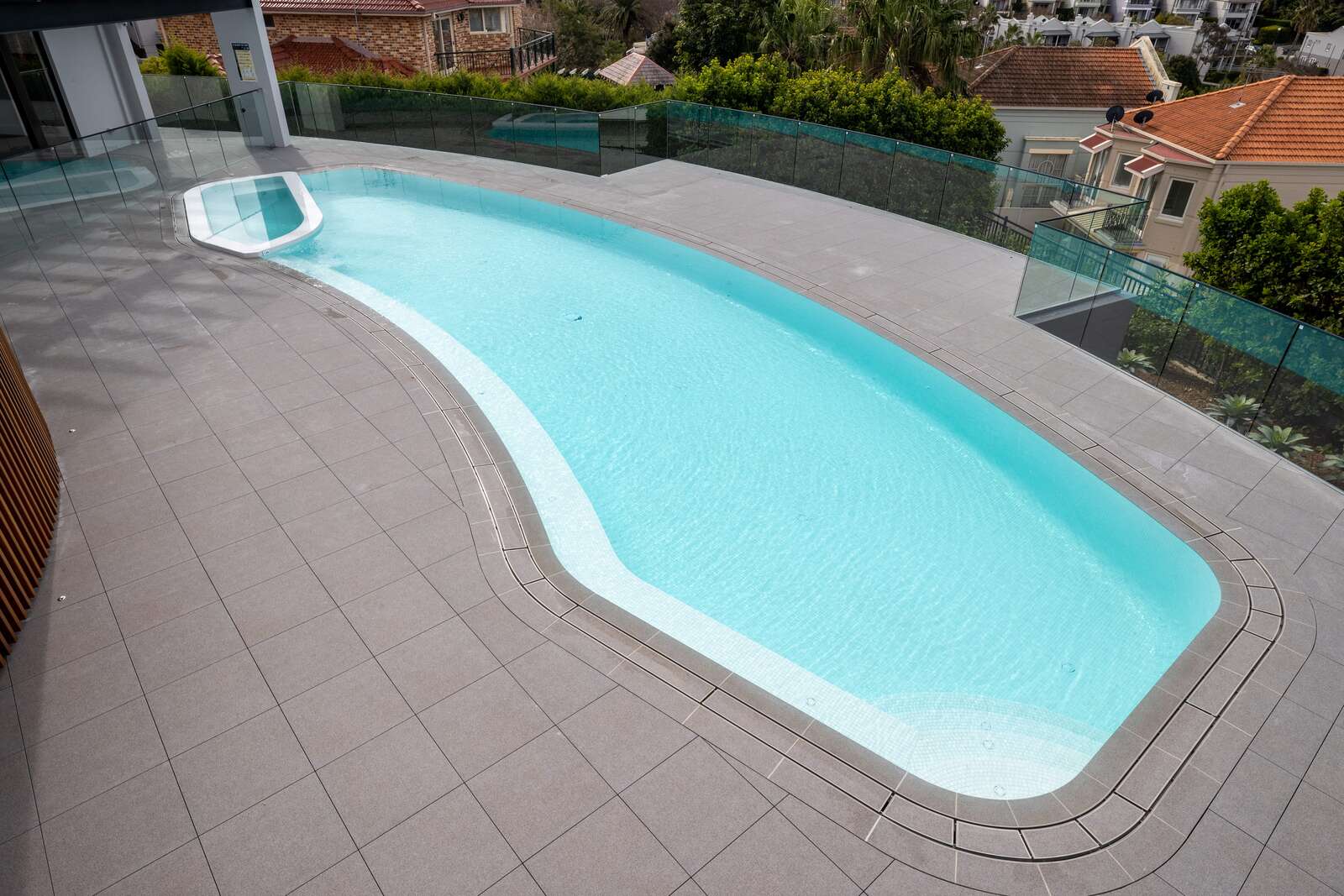 Pulpit Point Residence concrete pool by Wright Pools