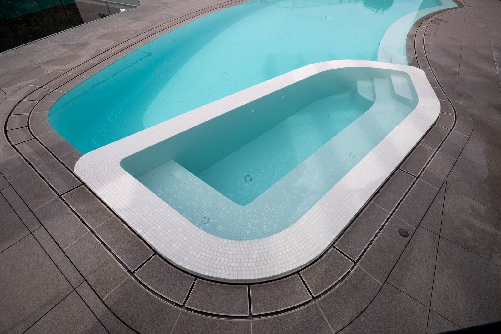Pulpit Point Residence concrete pool by Wright Pools
