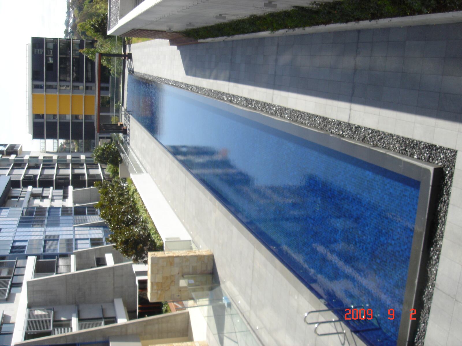 Rooftop infinity lap pool, Sydney