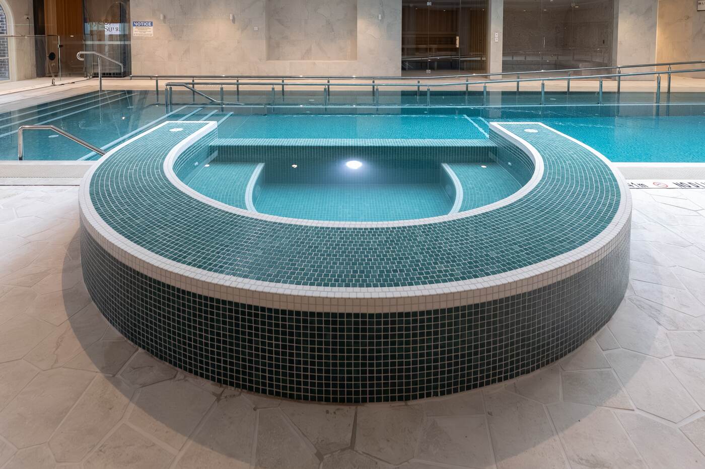 Indoor club lap pool and spa, Willoughby