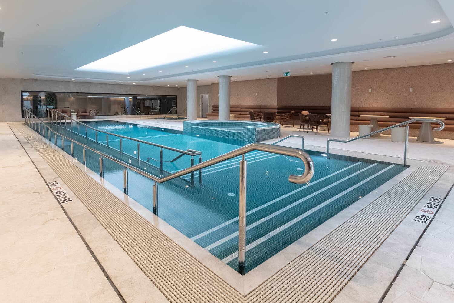Heart of Willoughby spa rim and coping