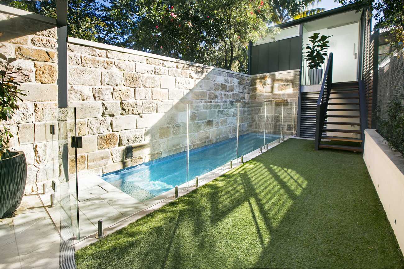 Profile Residence concrete pool by Wright Pools