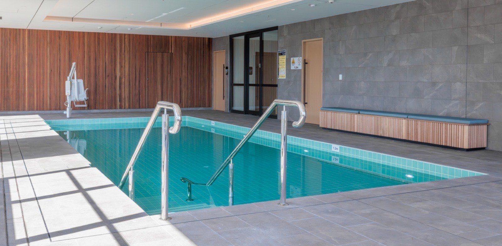 The Cambridge concrete pool by Wright Pools