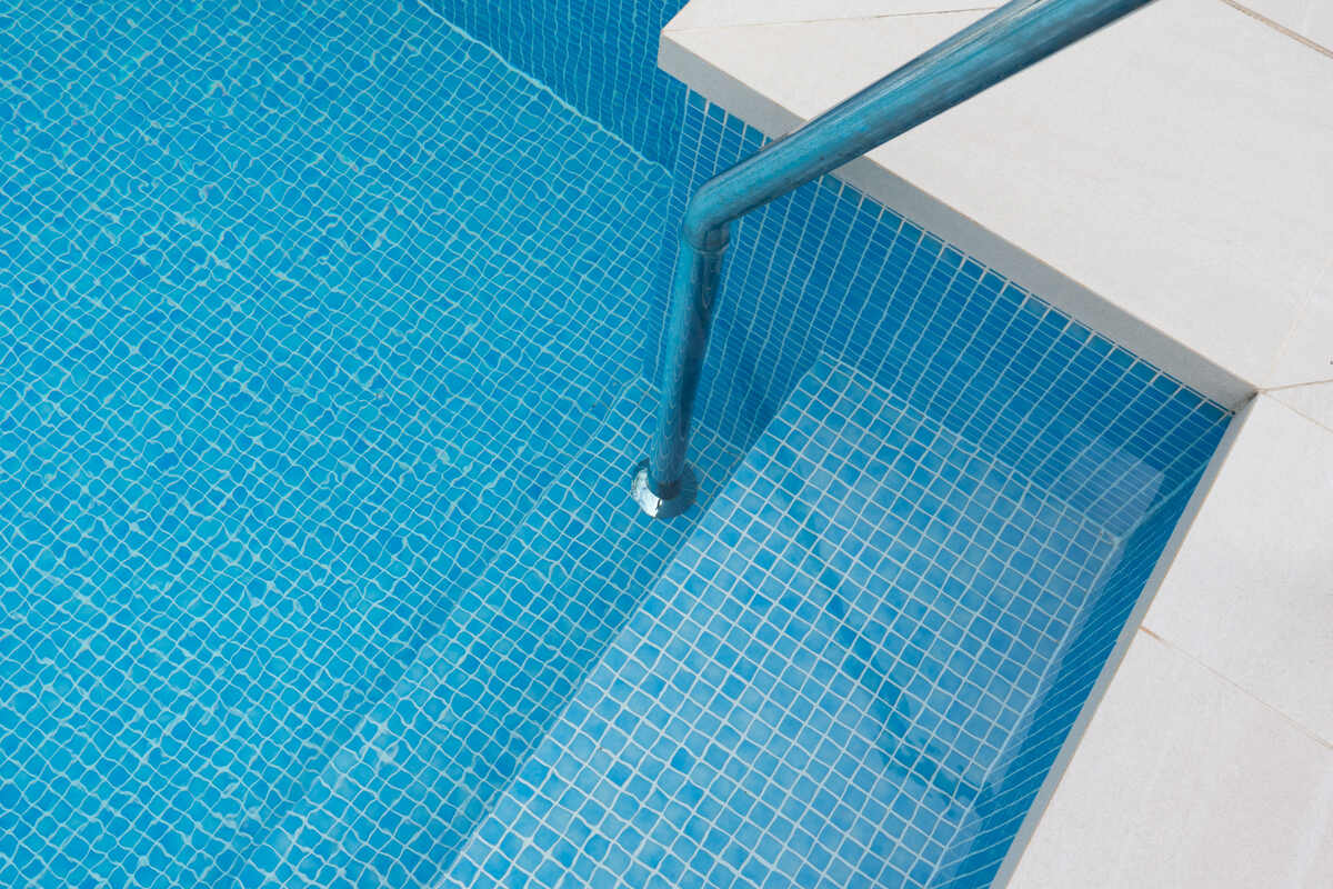 Sun lounges beside the pool, Vue Bondi Junction