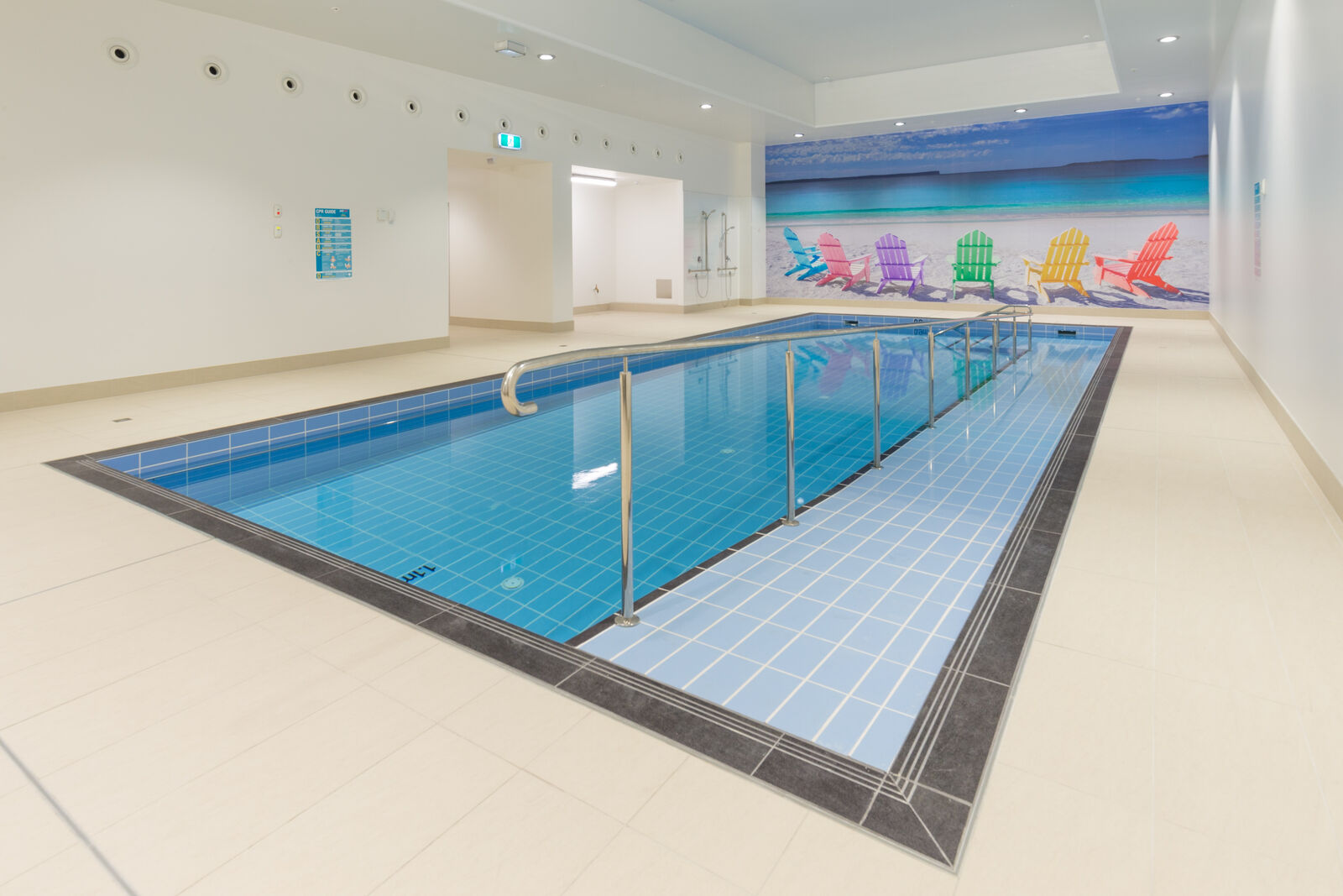Warm-water rehabilitation pool, Waratah Private Hospital